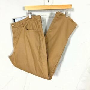 Fish Hippie Men's 5 Pocket Pima Cotton Blend Pants Dark Khaki 38 x 30